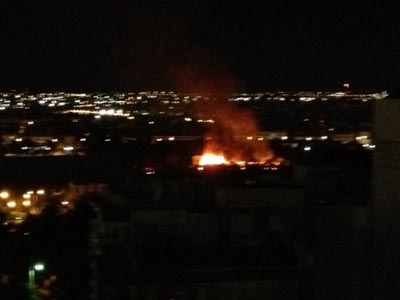 Φωτιά στο στρατόπεδο Παύλου Μελά