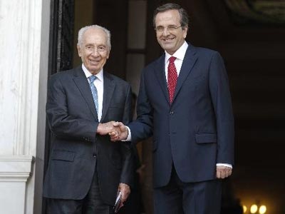 Συνάντηση Σαμαρά – Πέρες