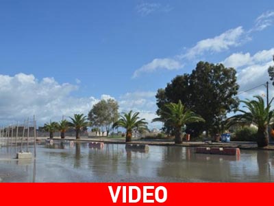 Πάτρα: Πλημμύρες και ισχυρή καταιγίδα