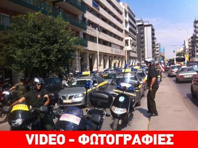 Μηχανοκίνητη πορεία δημοτικών αστυνομικών στη Θεσσαλονίκη