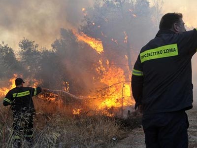 Πυρκαγιά στη Σάμο