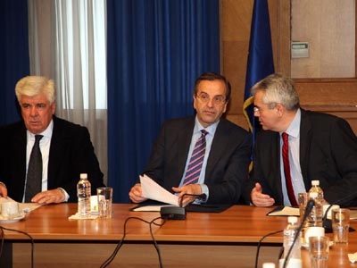 Συνάντηση Σαμαρά με την ηγεσία του Υπουργείου Αγροτικής Ανάπτυξης