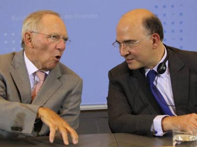 Δηλώσεις Σόιμπλε – Μοσκοβισί για την τραπεζική ένωση