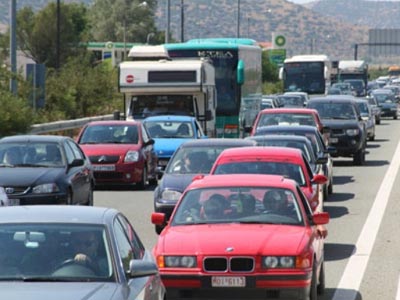 Μποτιλιάρισμα στα Τέμπη