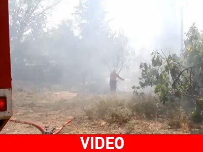 Υπό έλεγχο η φωτιά στην Τούμπα Θεσσαλονίκης