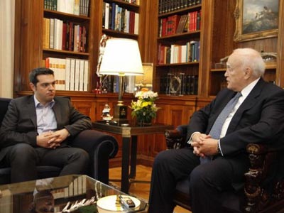 Τσίπρας-Γλέζος στον Παπούλια για τις γερμανικές αποζημιώσεις