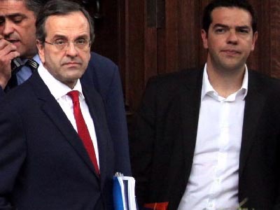 Επικοινωνία Σαμαρά – Τσίπρα