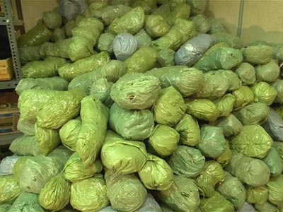 Κατασχέθηκαν 32 τόνοι χασίς από φορτηγό με πεπόνια