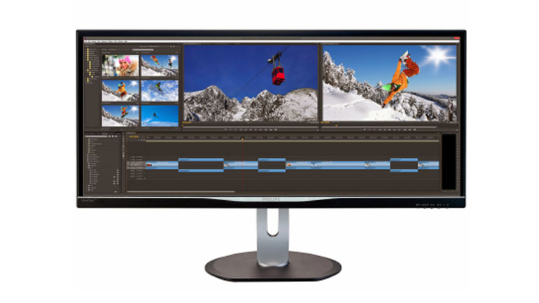 Οθόνη 34 ιντσών, Quad HD ανάλυσης και κινηματογραφικής διάταξης 21:9 από τη Philips