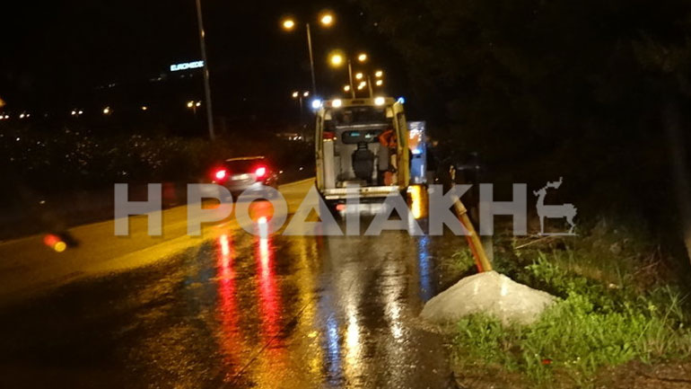 Ρόδος: Τροχαίο με έναν σοβαρά τραυματισμένο