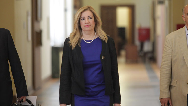 Στον πρόεδρο της Δημοκρατίας η Φώφη Γεννηματά