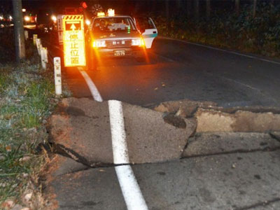 Στους 39 οι τραυματίες από τον σεισμό στην Ιαπωνία