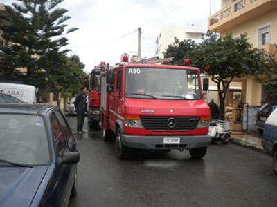 Χανιά: Συναγερμός στην πυροσβεστική για φωτιά σε σπίτι