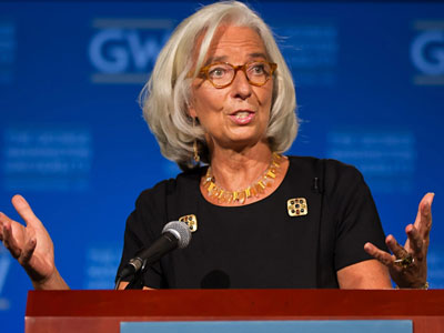 Λαγκάρντ: Οι ευρωπαϊκοί κανονισμοί απαγορεύουν έξοδο της Ελλάδας από το ευρώ