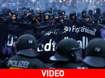 Συγκρούσεις στο Αμβούργο μεταξύ αλληλέγγυων κατάληψης και αστυνομίας