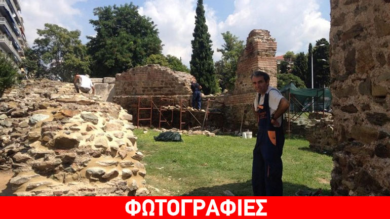 Προσπαθούν να επαναφέρουν στην αρχική τους μορφή τα τείχη της Θεσσαλονίκης