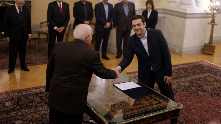 Ορκίζεται την Δευτέρα ο Τσίπρας