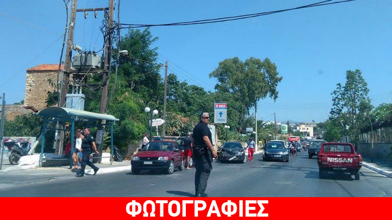 Χανιά: Καραμπόλα τεσσάρων αυτοκινήτων στον Μακρύ Τοίχο