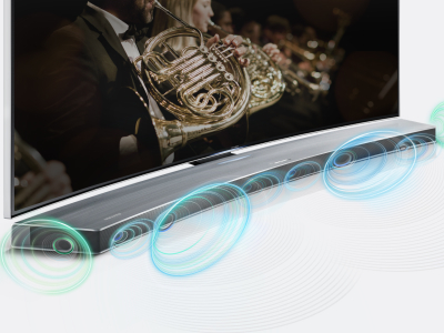 Νέα Samsung κυρτή μπάρα ήχου εύκολης σύνδεσης με τηλεόραση και χειρισμό μέσω smartphone