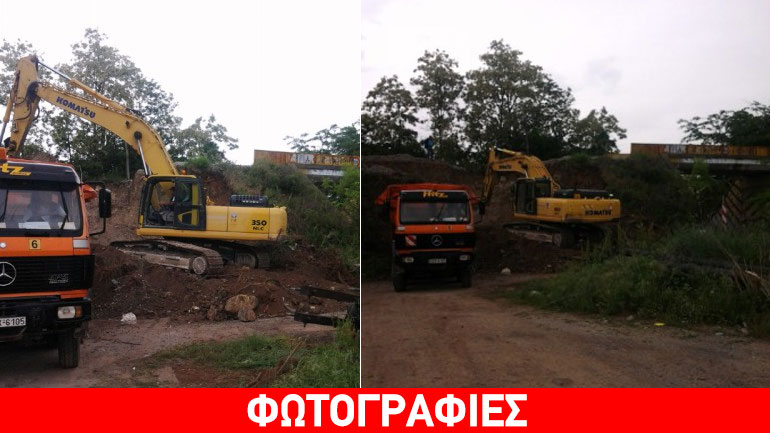 Κοζάνη: Ξεκίνησαν οι εργασίες κατεδάφισης γέφυρας του ΟΣΕ