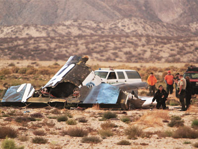 Το διαστημόπλοιο της Virgin Galactic διαλύθηκε εν πτήσει