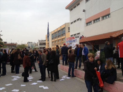 Θεσσαλονίκη: Συγκέντρωση αλληλεγγύης στους έξι συλληφθέντες