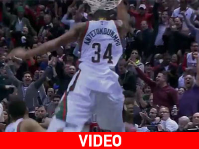 Έκλεψε την παράσταση ο Γιάννης Aντετοκούνμπο