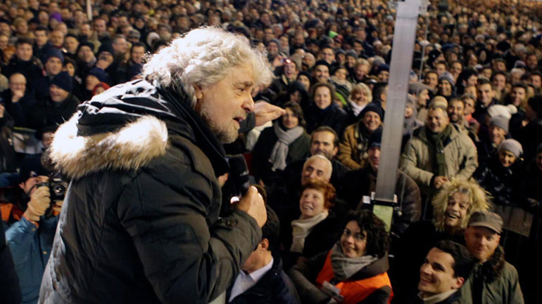 Στην Αθήνα την Κυριακή ο Μπέπε Γκρίλο για το «Όχι»