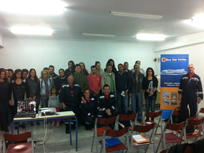 Ολοκληρώθηκε το πρόγραμμα «Πρώτες Βοήθειες» σε Τήλο και Αμοργό της Blue Star Ferries