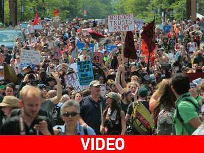 Σικάγο: Ογκώδεις διαδηλώσεις ενάντια στο ΝΑΤΟ