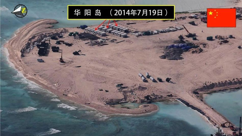 Ενόχληση των ΗΠΑ για τα τεχνητά νησιά της Κίνας