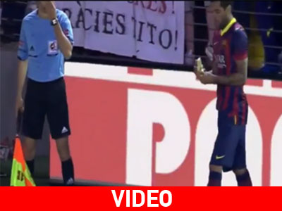 Ο Ντάνι Άλβες αντέδρασε με χιούμορ σε ρατσιστική επίθεση