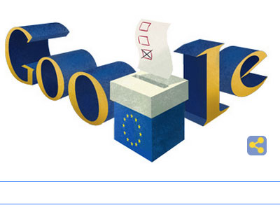 Η Google αφιερώνει το doodle της Κυριακής στις Ευρωεκλογές