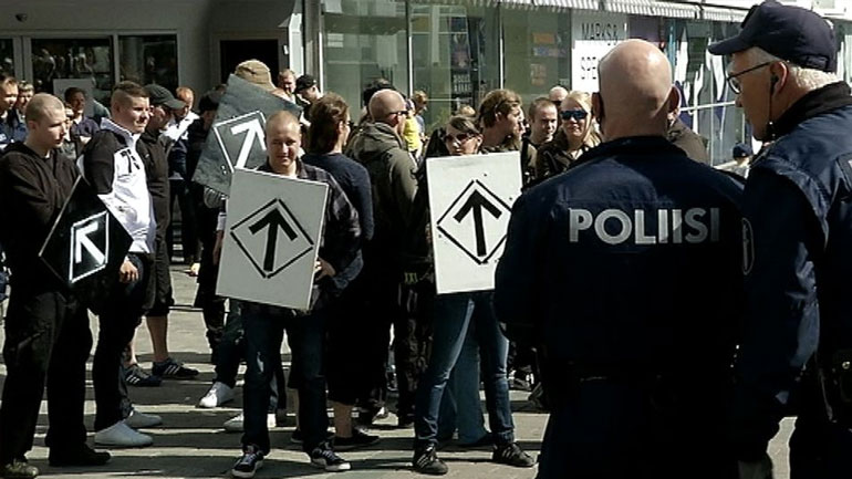 Φινλανδία: Επεισόδια και συλλήψεις σε διαδήλωση νεοναζί