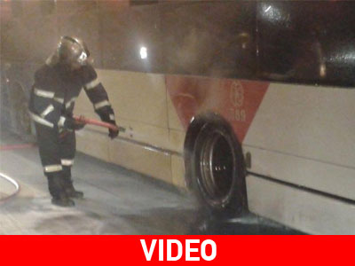 Φωτιά σε λεωφορείο του ΟΑΣΘ- Κατέβηκαν έγκαιρα οι επιβάτες