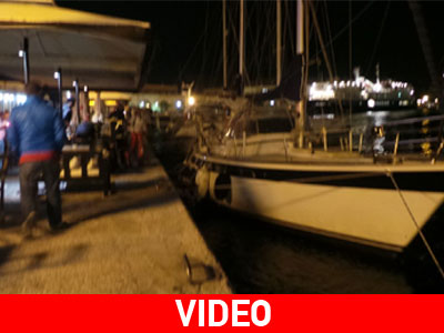 Σύρος: Φωτιά σε ιστιοπλοϊκό σκάφος στο λιμάνι