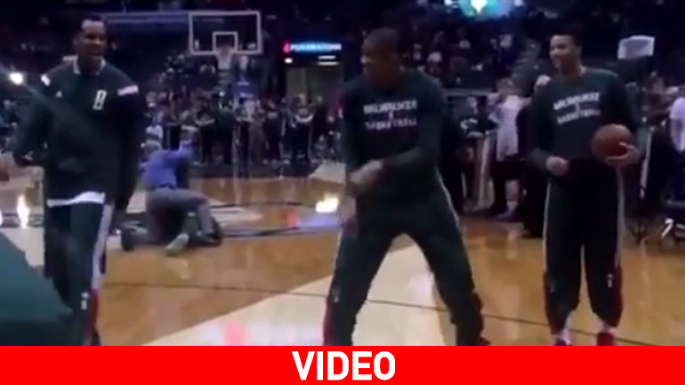 Οι χορευτικές κινήσεις του Γιάννη Αντετοκούνμπο