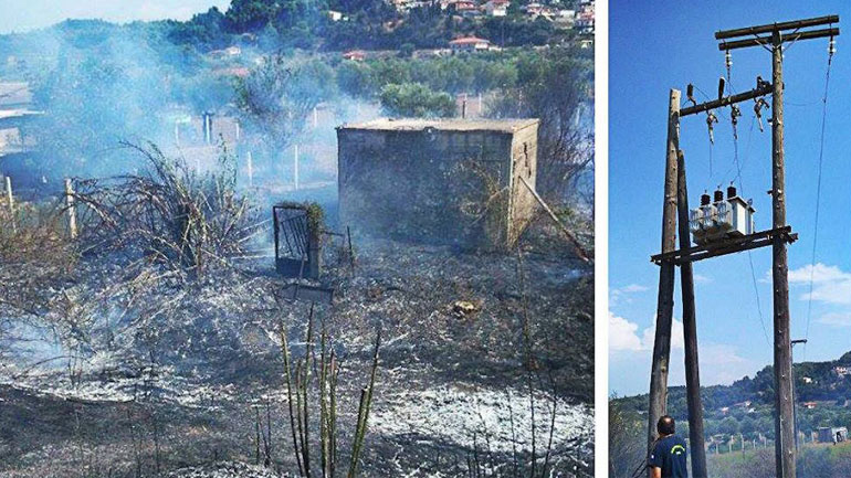 Ηλεία: Μετασχηματιστής – εμπρηστής στην Αλφειούσα;