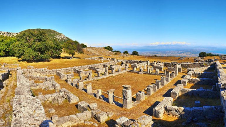 Κανείς επισκέπτης στην Αρχαία Κασσώπη