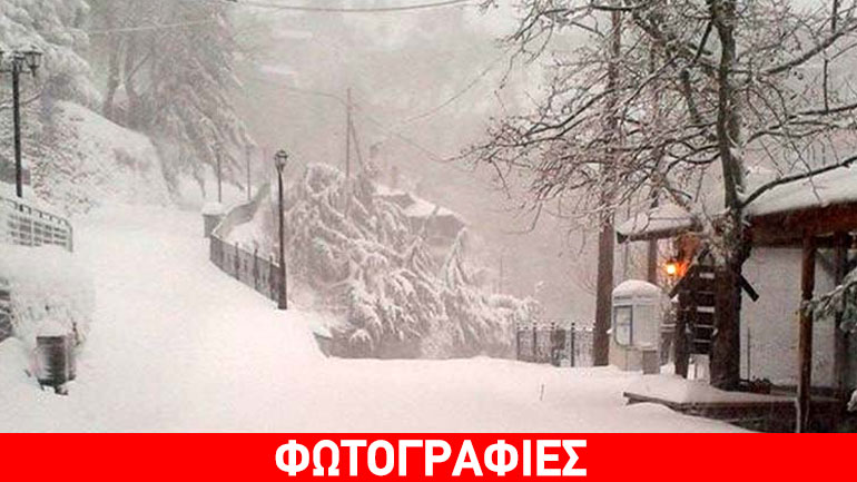 Έπεσε μισό μέτρο «ανοιξιάτικο» χιόνι στον Κίσσαβο
