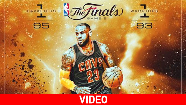 Ο Λεμπρόν ισοφάρισε τους τελικούς του ΝΒΑ