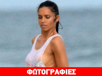 Όταν η Adrianna Lima φορά το βρεγμένο t-shirt της