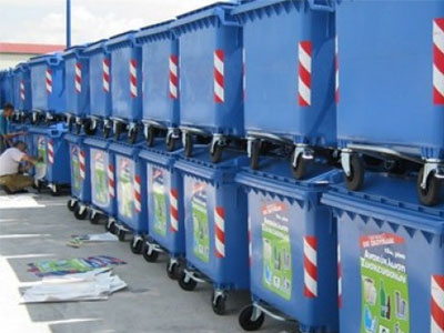 Περισσότεροι από 900 κάδοι ανακύκλωσης τοποθετούνται στο Δήμο Καβάλας