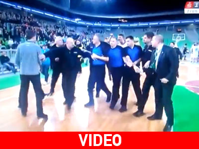 Επίθεση με μπουνιές στους διαιτητές αγώνα του Eurocup