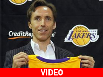 Υποδοχή με μπίρα στον Steve Nash