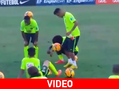 Τα «μαγικά» του Νεϊμάρ στην προπόνηση της Σελεσάο