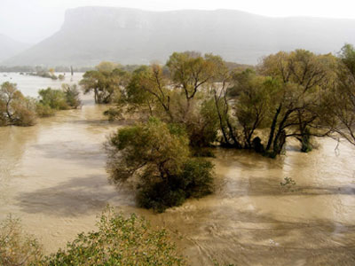 Θεσπρωτία: Απειλούνται χωράφια από την υπερχείλιση ποταμιού