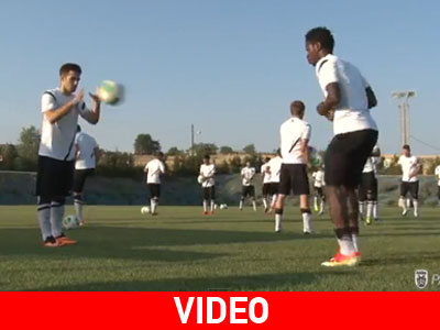 Η τελευταία προπόνηση του ΠΑΟΚ πριν τη Σάλκε