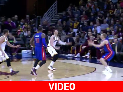 To show των Πίστονς κόντρα στον Λεμπρόν Τζέιμς