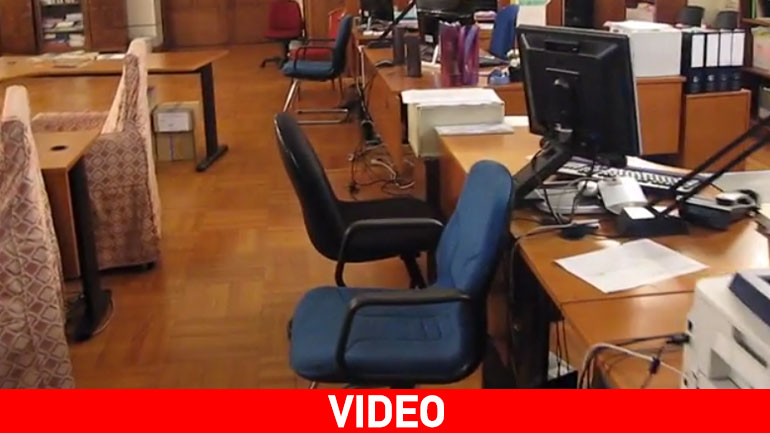 Το βίντεο μέσα από την κατάληψη της Πρυτανείας